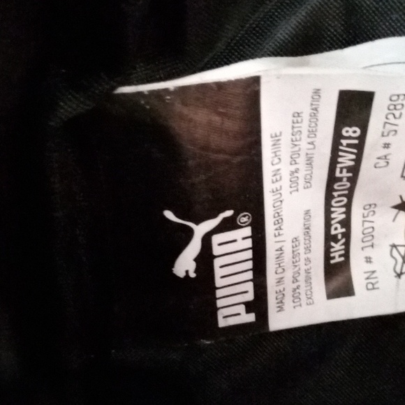 Puma Black Backpack With Copper Logo - Picture 7 of 7